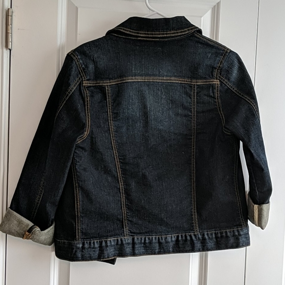 Anthropologie Ett Tea Cropped Denim Jacket - Picture 3 of 3
